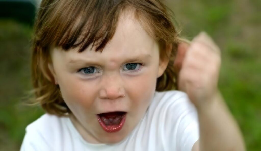 Niña caprichosa