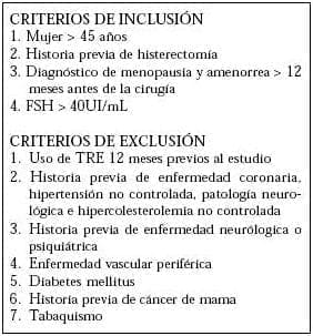 Criterios de inclusion y exclusion