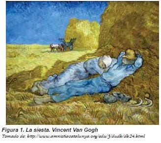 La siesta. Vincent Van Gogh
