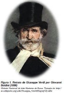 Retrato de Giuseppe Verdi por Giovanni