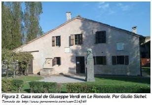 Casa natal de Giuseppe Verdi en Le Roncole