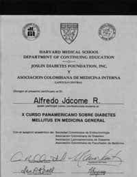 Diploma de Conferencista, Alfredo Jácome