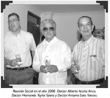Reunión Social en el año 2008. Doctor Alberto Acuña Arico,