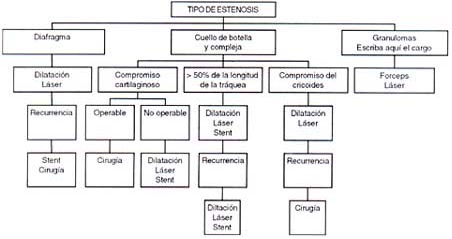 Las estenosis en diafragma