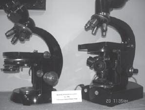 Microcopios binoculares.