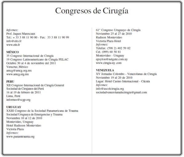 Revista de Cirugía: Congresos 2 , Volumen 25 No. 3