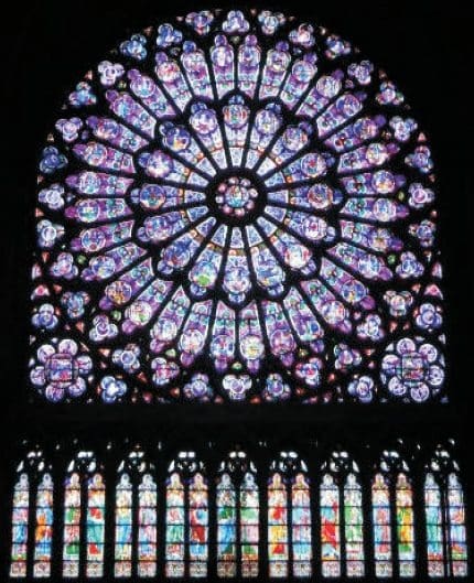 Vitral de Notre Dame de París