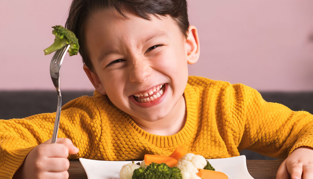 niños coman bien
