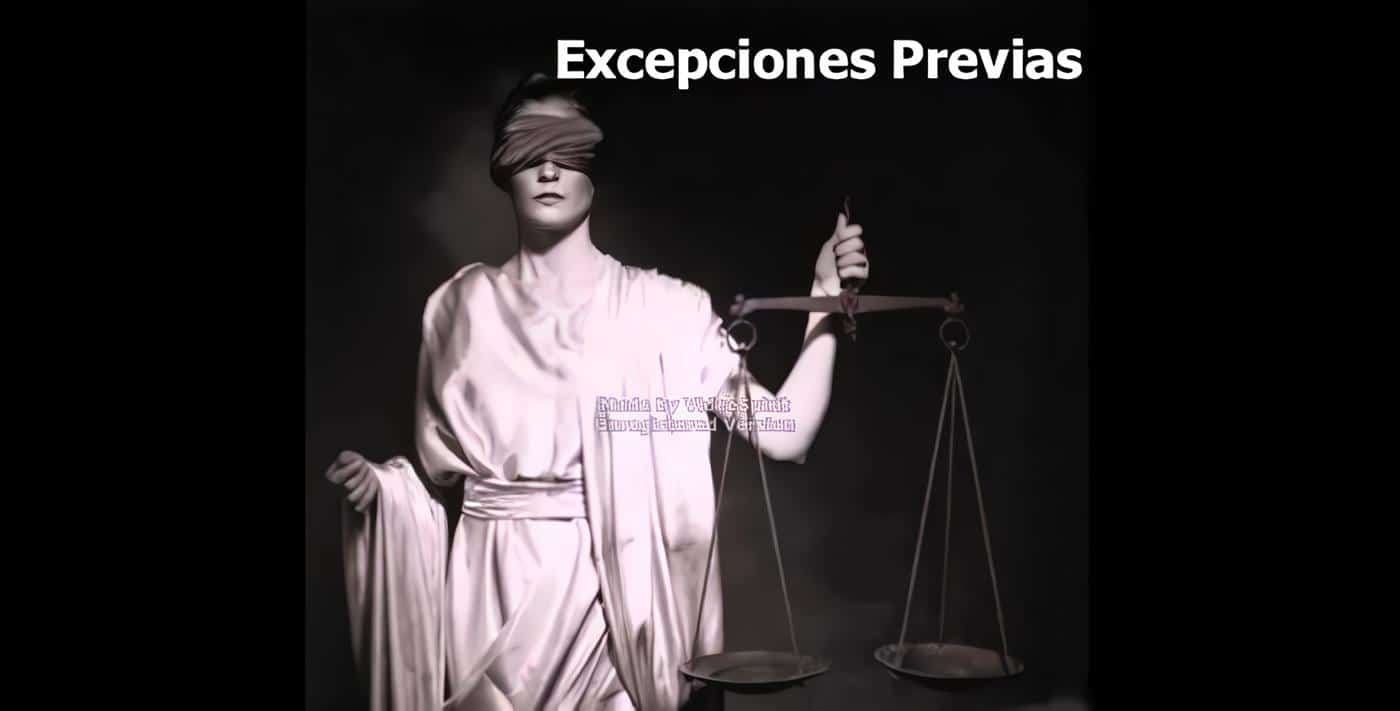 Excepciones previas