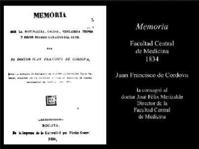 Memoria por el Dr. Juan Francisco de Córdoba