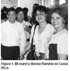Mi mami y Bertha Ramírez en Costa Rica