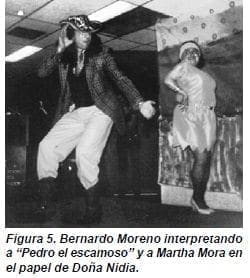 Bernardo Moreno interpretando a “Pedro el escamoso”