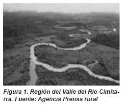 Región del Valle del Rio Cimita­rra. Fuente: Agencia Prensa rural