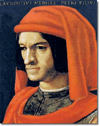Lorenzo de Medici (1449-1492) por Agnolo Bronzino