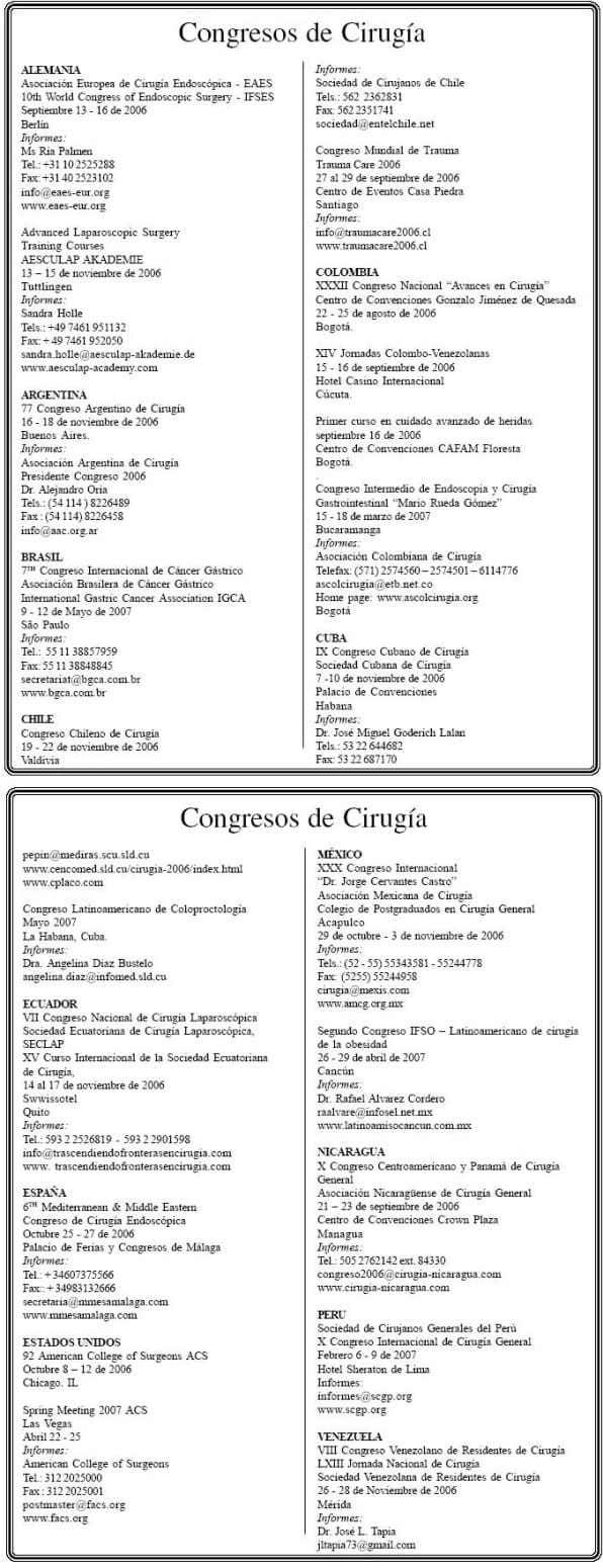 Revista de Cirugía: Congresos,213