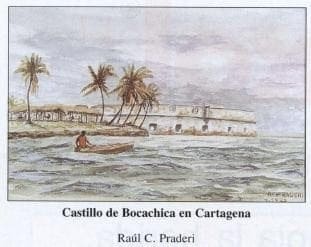 Castillo bocachica Cartagena