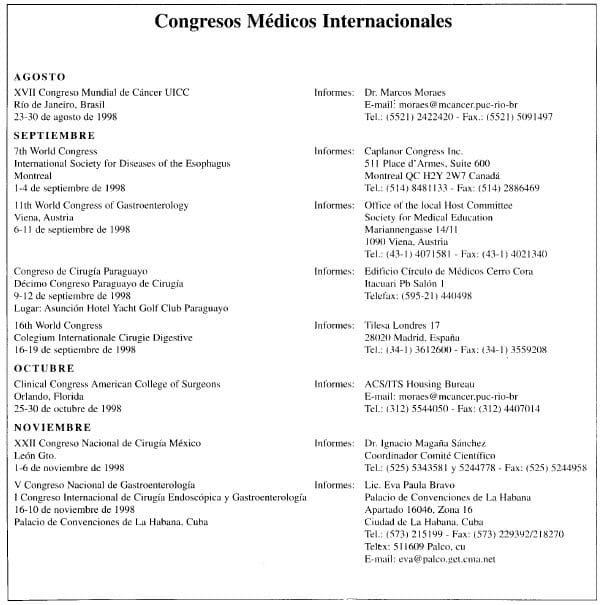 Congresos Médicos Internacionales
