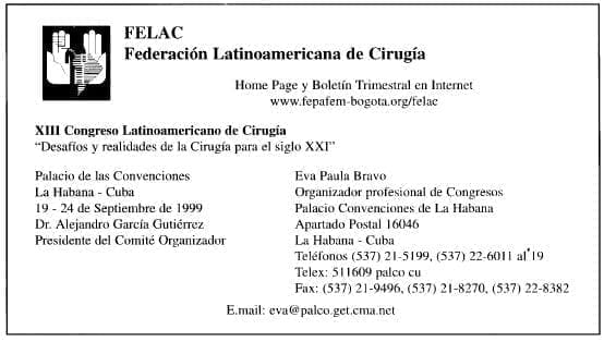 Federación Latinoamericana de Cirugía