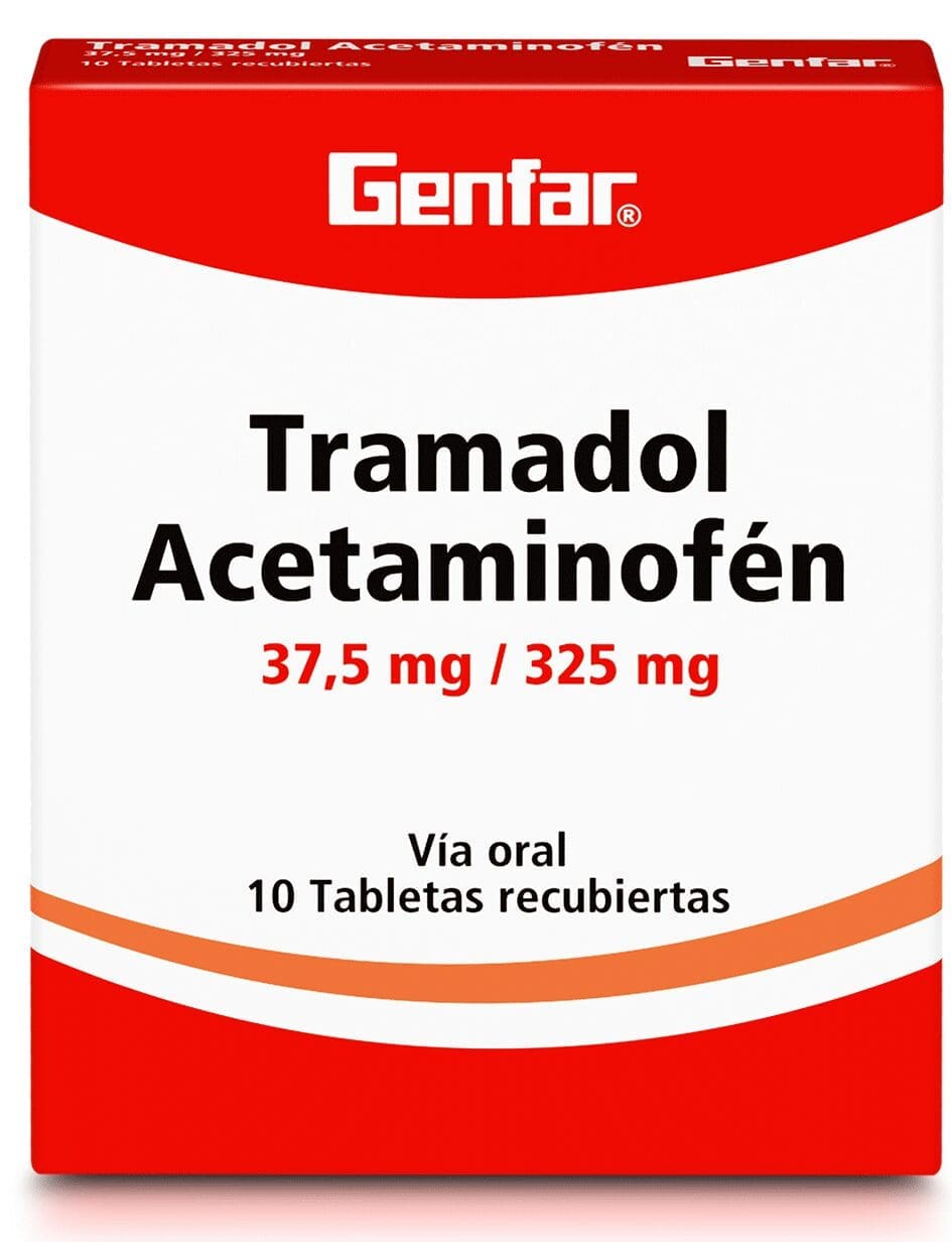 Tramadol + Acetaminofen 3.75 mg 325 mg