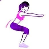 Sentadillas saltadas