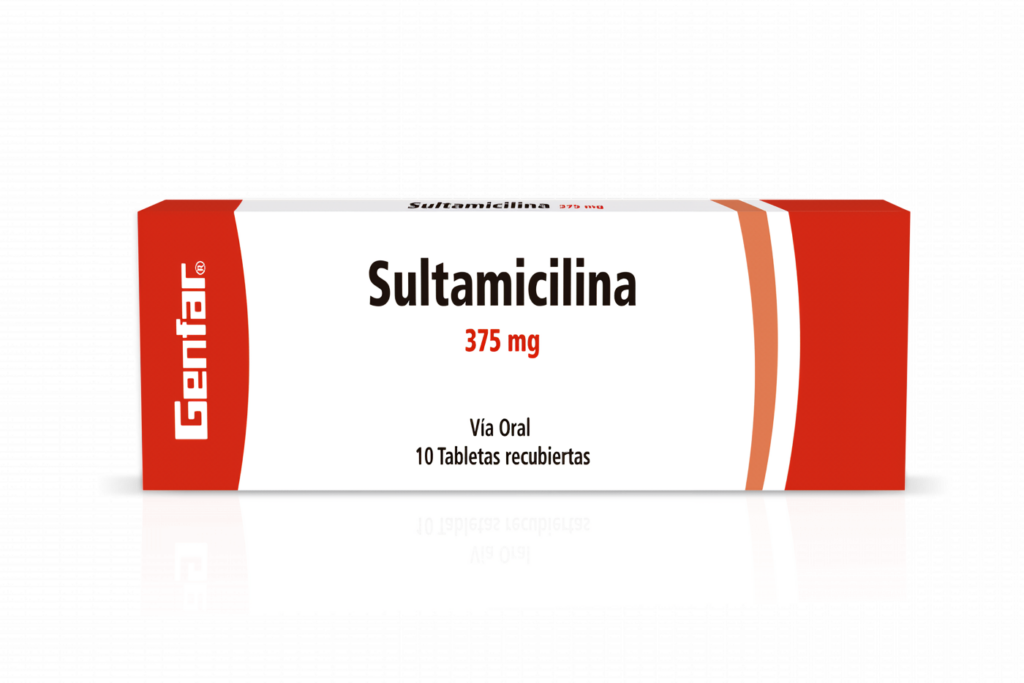 Sultamicilina 375mg Tabletas Recubiertas