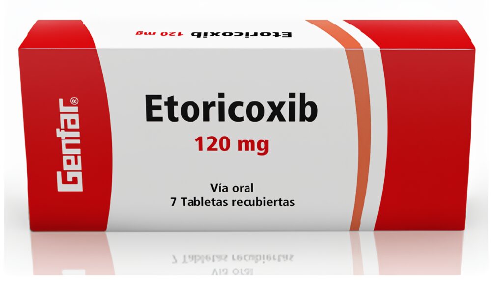 Etoricoxib 120mg Tabletas Recubiertas