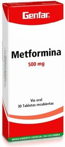 Metformina 500mg Tabletas - Genfar