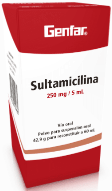 Sultamicilina Polvo para Suspensión - Genfar