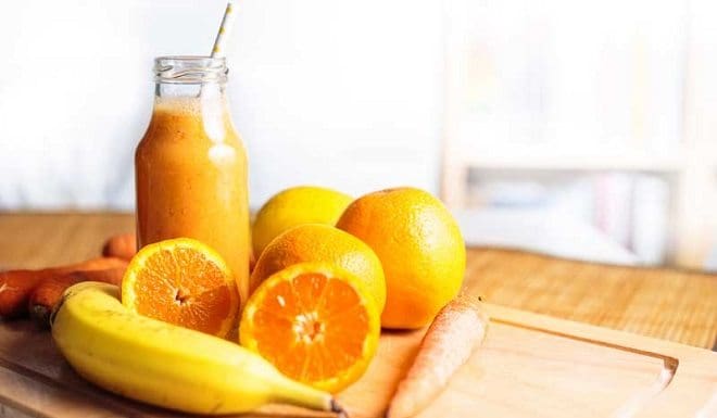 Batido de Naranja, Limón y Semillas de Chía