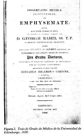 Tesis de Grado de Edimburgo 1820