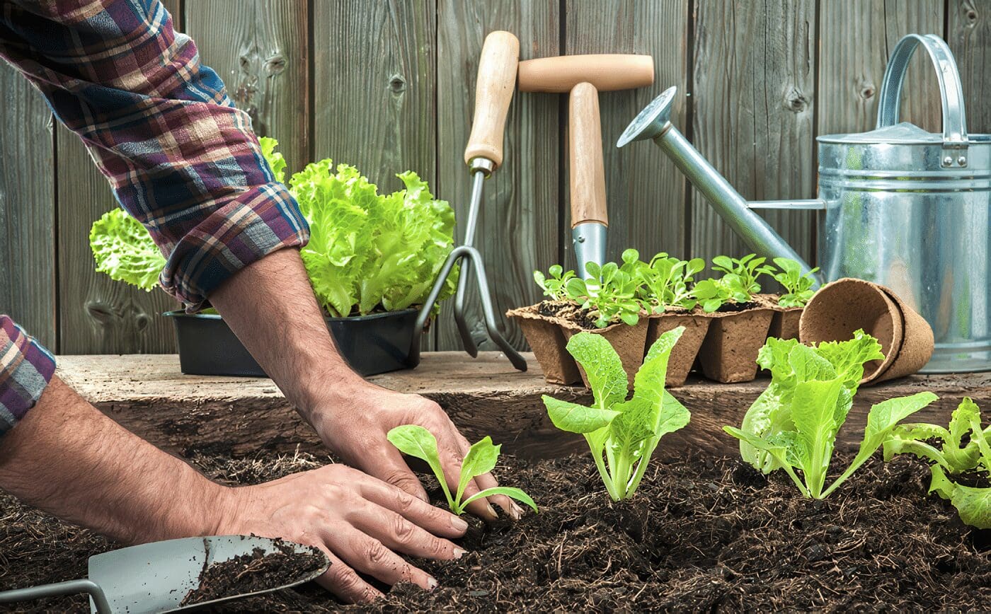 huerta en casa