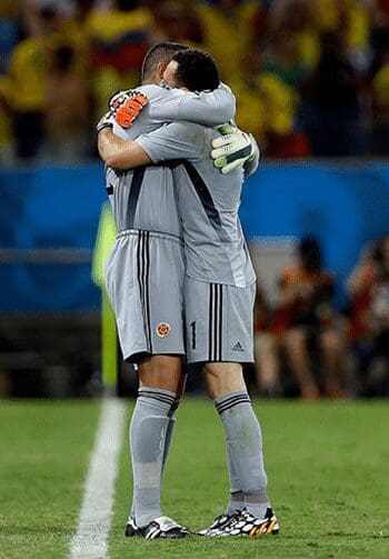 Faryd Mondragon y David Ospina