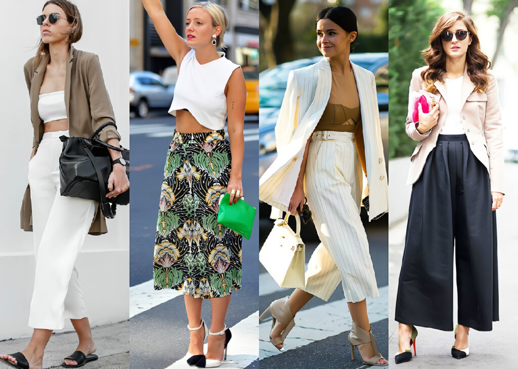 Pantalones Culottes: Cuáles Son y Cómo Combinarlos