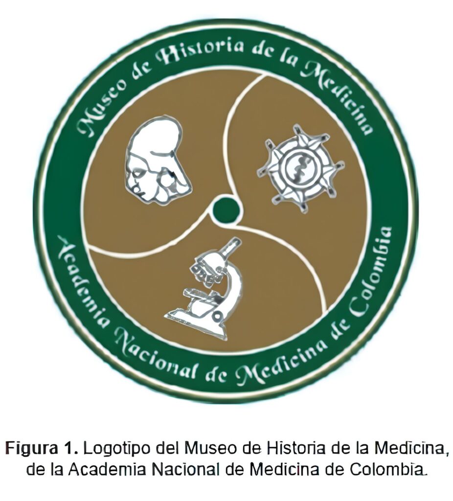 El Logotipo del Museo de Historia de la Medicina de la Academia Nacional de Medicina De Colombia