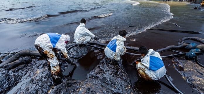 Contaminación por petroléo