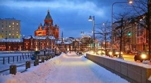 Helsinki en invierno