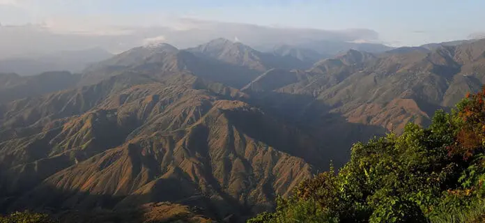 Cordillera Occidental en Colombia