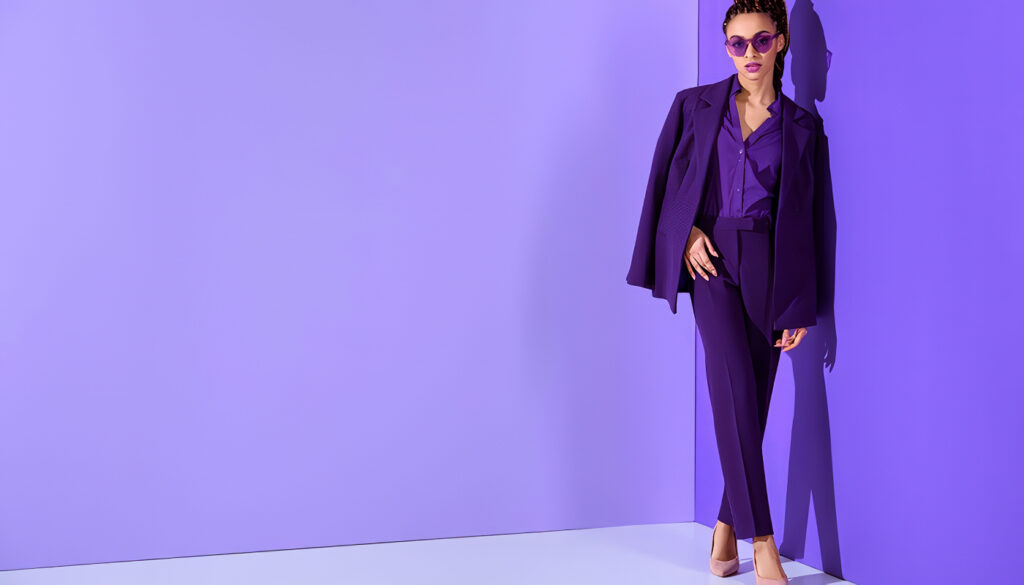 Consejos para Vestirse de Morado y Verse a la Moda