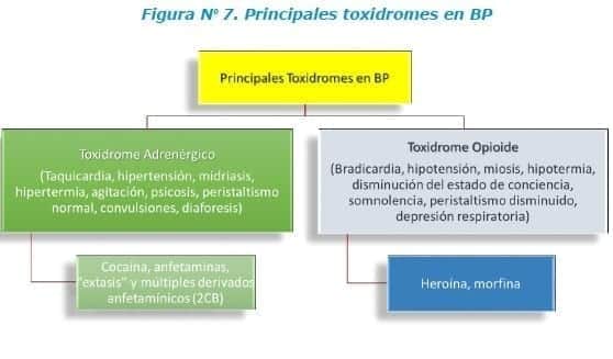 Principales toxidromes en BP