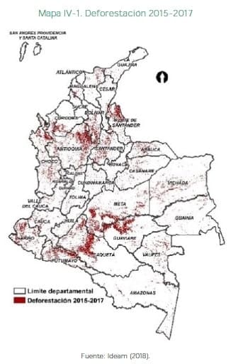 Deforestación 2015-2017