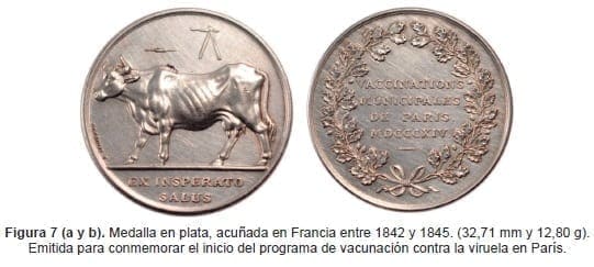 Programa de vacunación contra la viruela en París, Medalla en plata