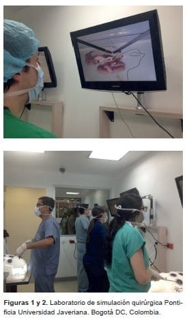 Laboratorio de simulación quirúrgica Pontificia Universidad Javeriana