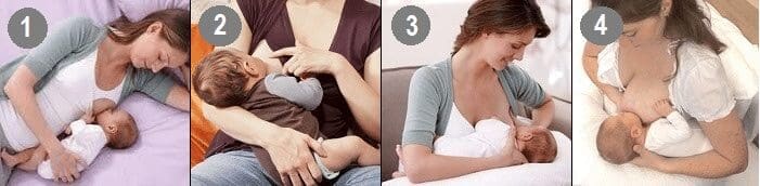 Mejores Posturas para Amamantar
