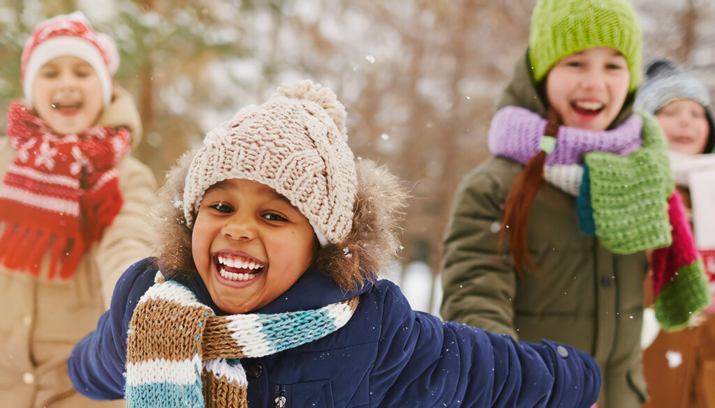 Vestir a los Niños para el Invierno
