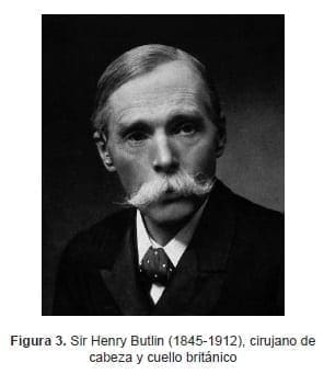 Sir Henry Butlin (1845-1912), cirujano de cabeza y cuello británico