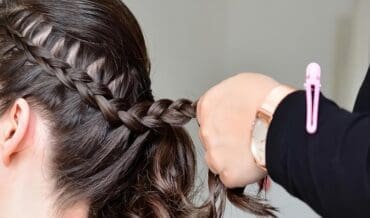 Peinados con trenzas y pelo suelto para cualquier ocasión