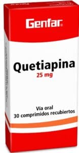 Genfar Quetiapina 25 mg 7705959881016-1