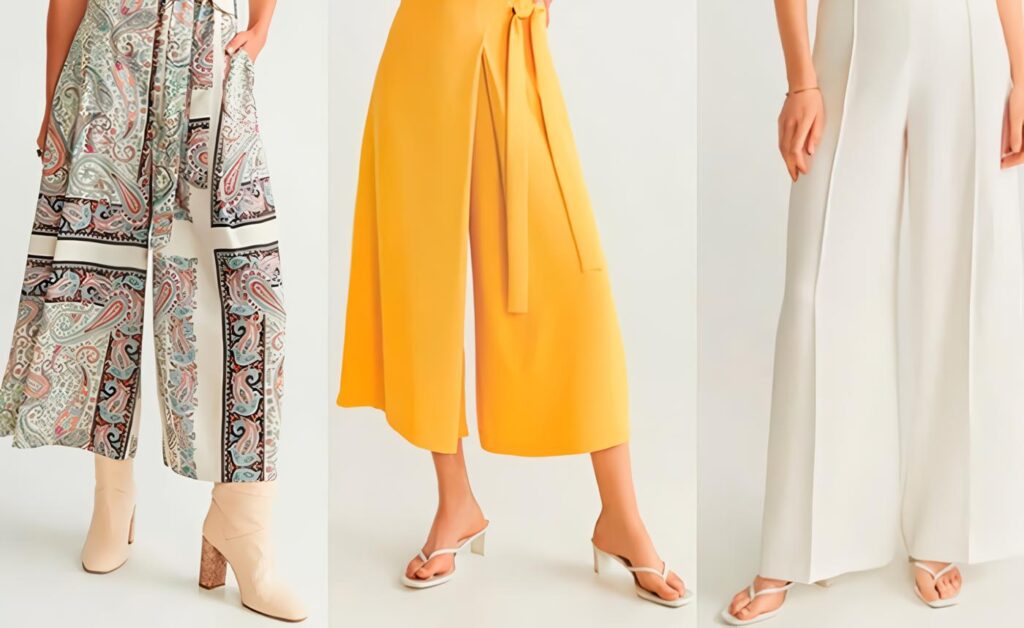 Cómo llevar pantalones palazzo