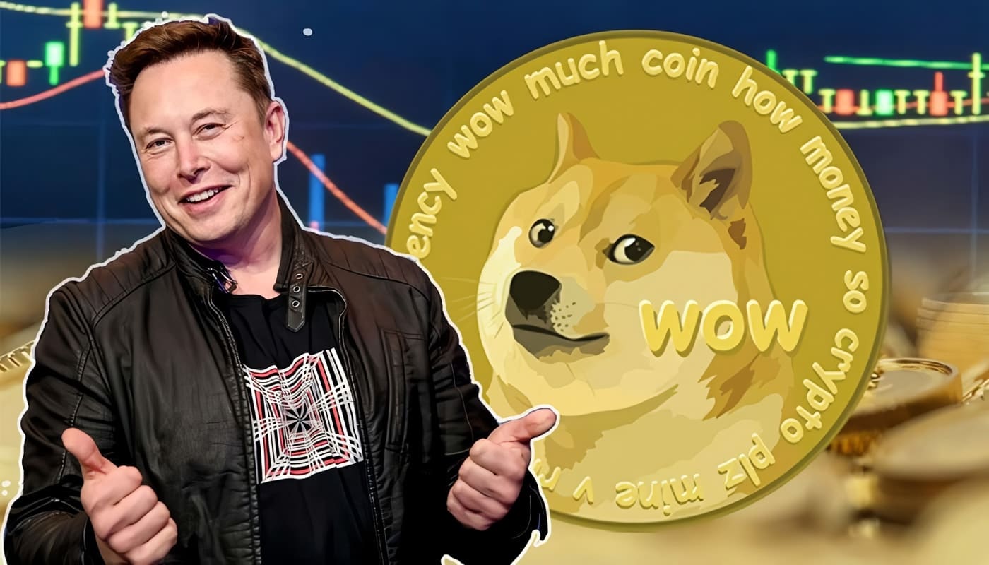 Dogecoin desde la web de Tesla