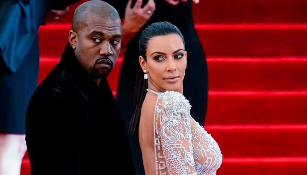 Kanye West y Kim Kardashian